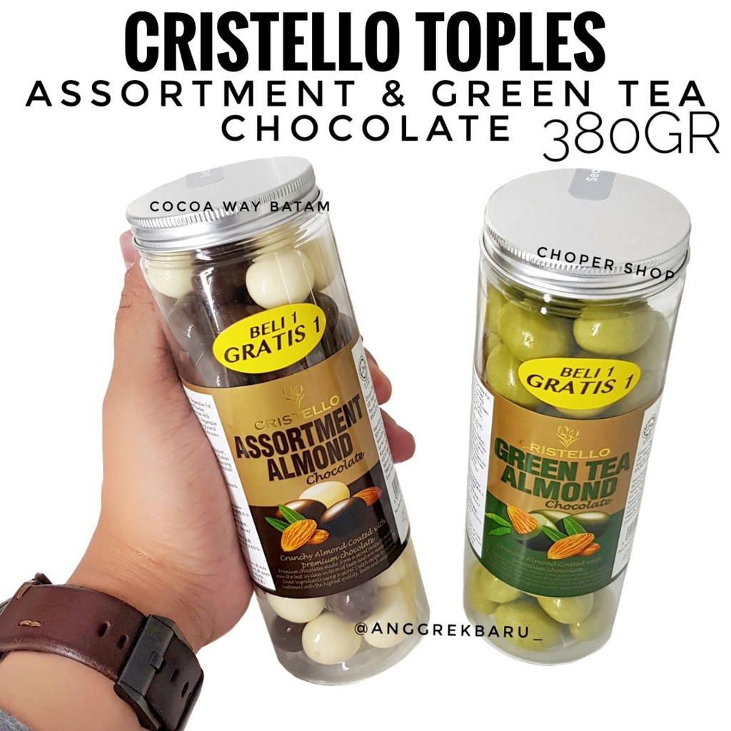 

Cristello Chocolate Toples 380gram