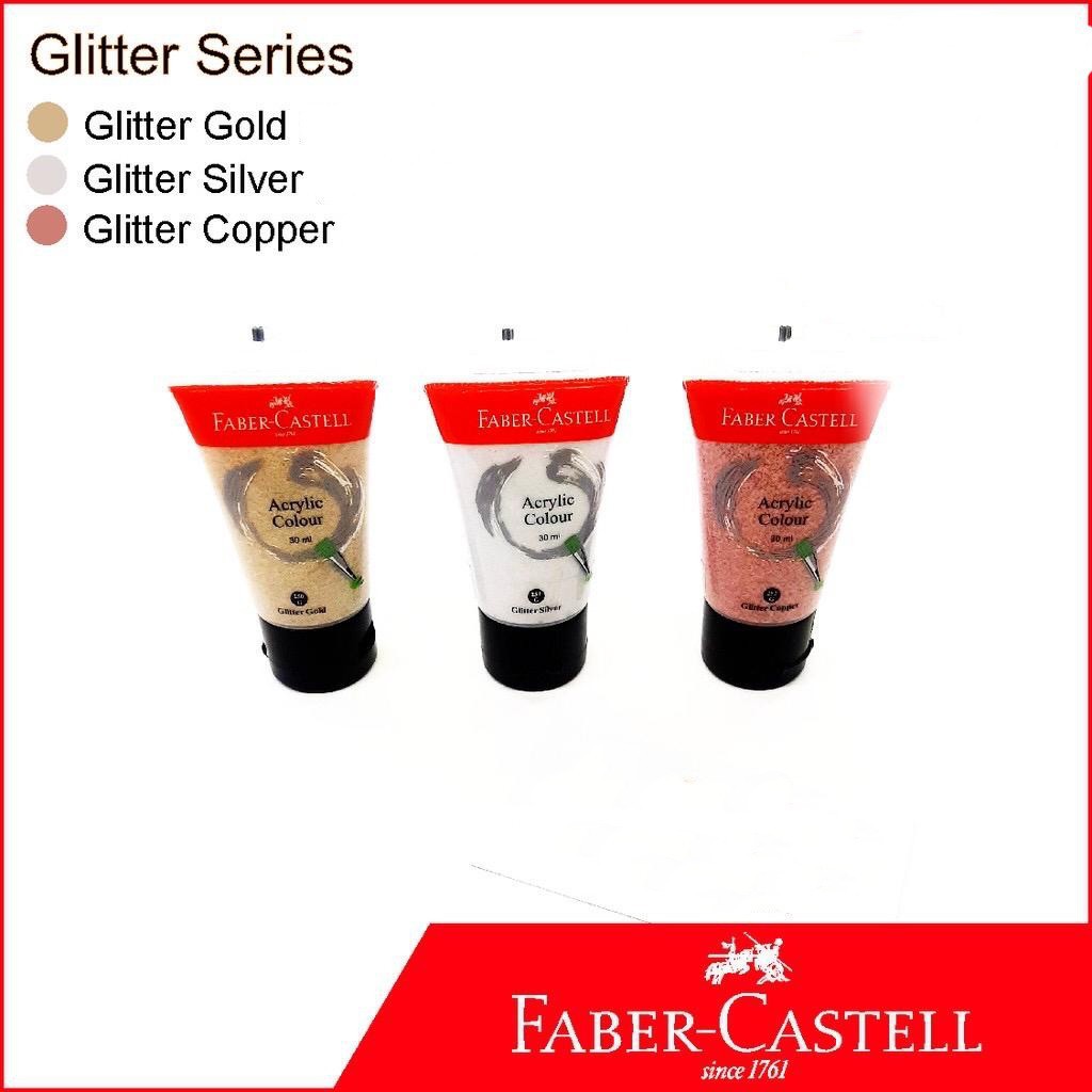 

CAT ACRYLIC COLOUR 30 ML GLITTER FABER CASTELL