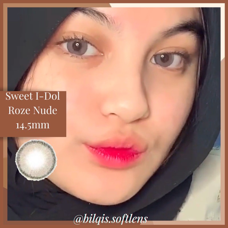 Sweet I-Dol Roze Nude - Softlens Diameter 14,5mm