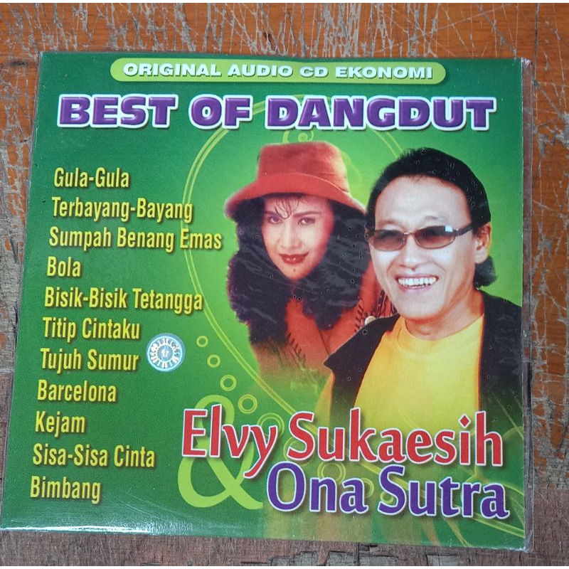 Kaset CD Audio original lagu Best of Dangdut Elvy Sukaesih & ona sutra
