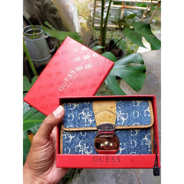 Dompet Guess Zadie Logo Original Hadiah Blm Pernah Dipake