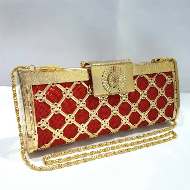 Clutch Pesta Farnell Tangan  Import Tas Kondangan Import Wanita 2579