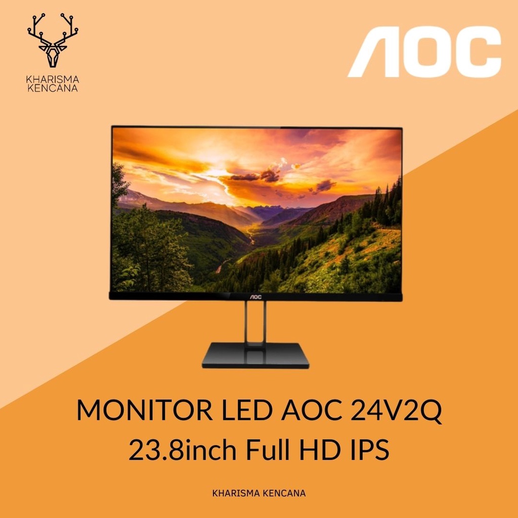 AOC 24V2Q 23.8inch monitor LED FHD IPS