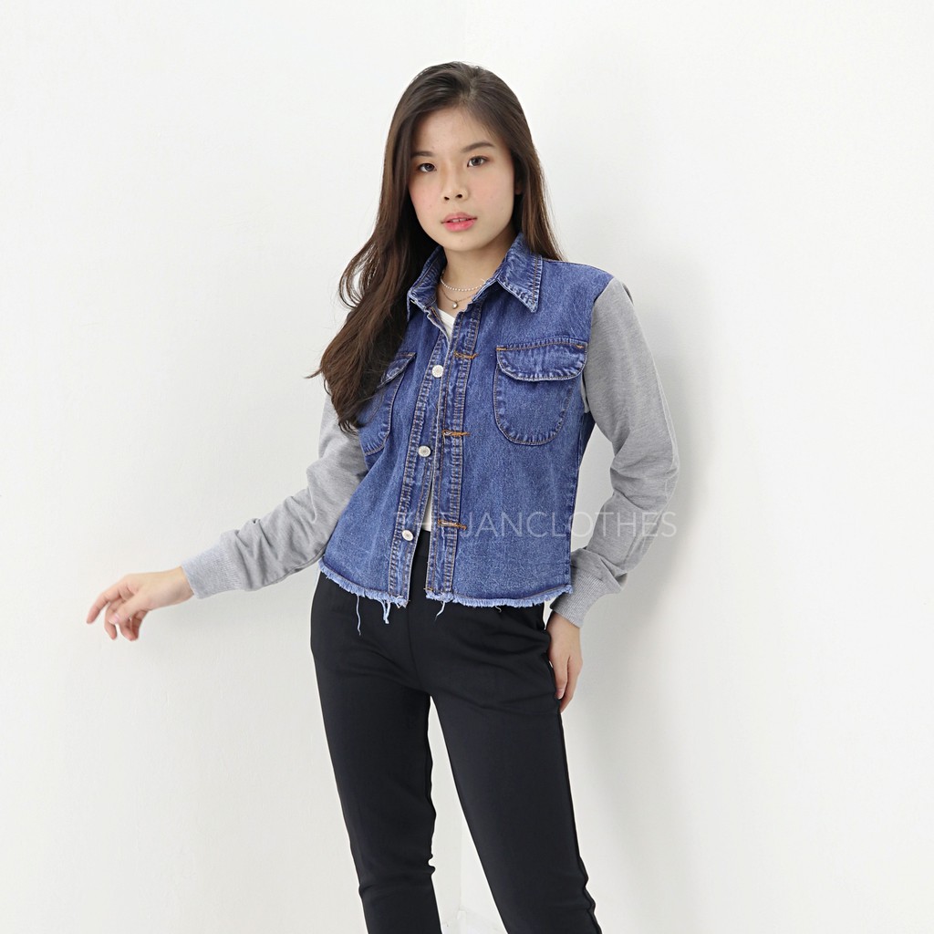 Ms match jacket jeans wanita by Genijeans