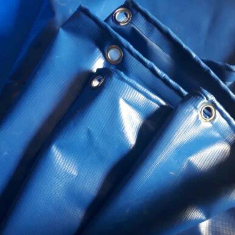 kolam terpal kotak ukuran 3.5 x 2 x 70cm. bahan orchid semi karet