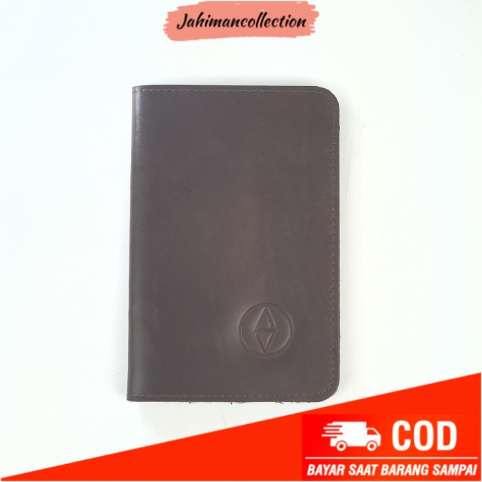 

✨ BISA COD ✨ Sendy Leather NDUGA Field Notes Organizer Pocket Book Note Kulit Asli - Dark Brown
