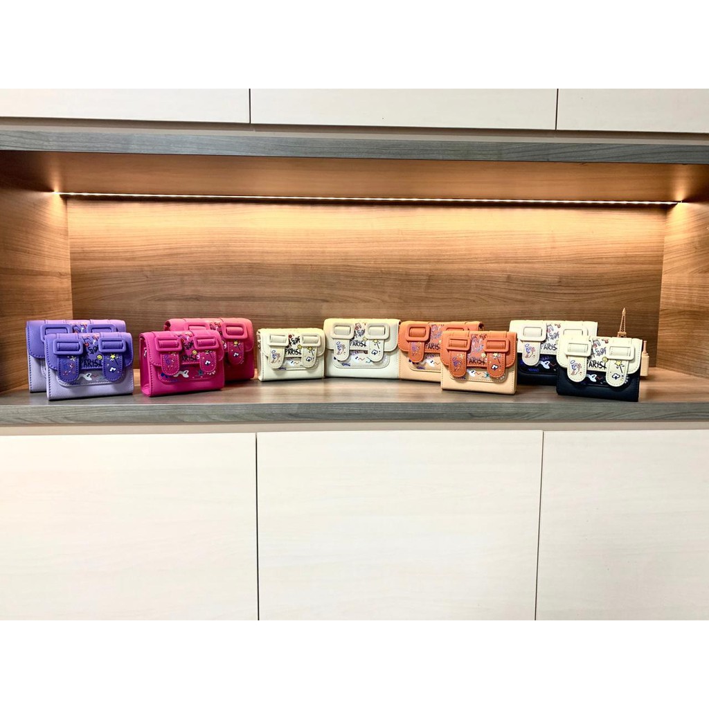 Merimies Strip Cute Crossbody Bags High Quality Tas Merimies Slempang