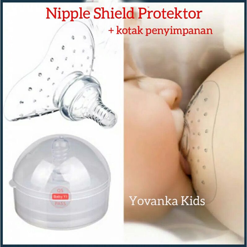 Pelindung Puting Bahan Silikon Untuk Menyusui/Nipple protektor/Nipple Shield