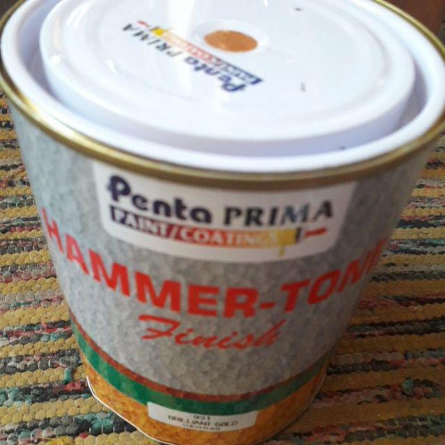 Cat Besi Tempa Penta Hammertone 1 Kg Warna Emas & Tembaga