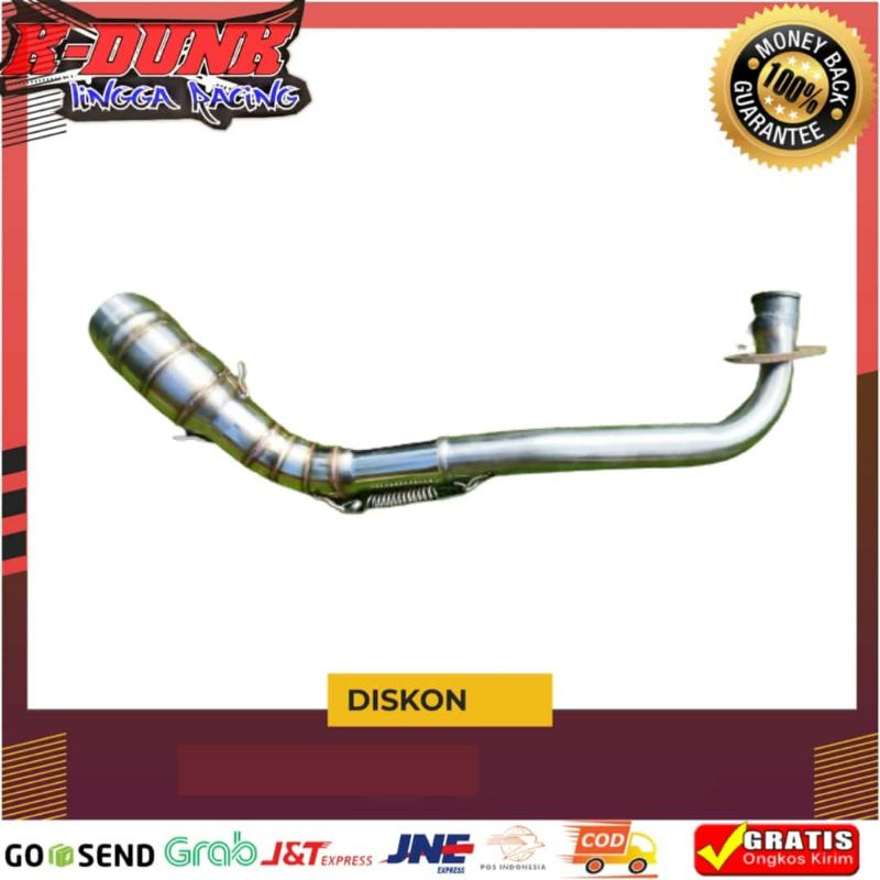Pipa header (leher knalpot) Aerox N-Max vario beat Mio inlet  38