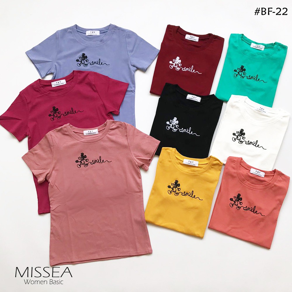 (BISA COD) KAOS IMPORT WANITA - Atasan Baju Cewek Simple Berkualitas Harga Reseller Murah - Supplier