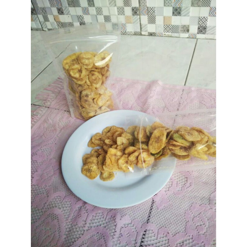 

kripik pisang kepok original asin