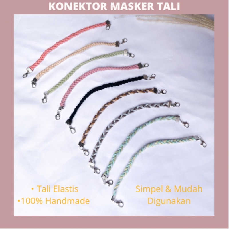 Konektor Masker Tali Elastis / Konektor Masker Simple