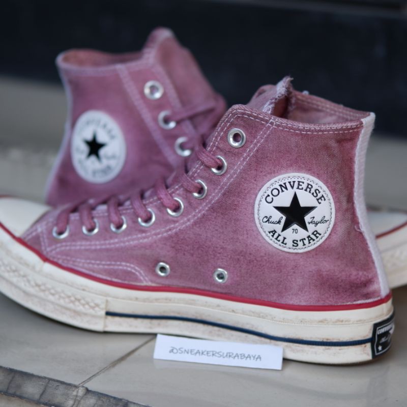 Converse Chuck Taylor 1970s Hi Italian Crafted Dye STRAWBERRY