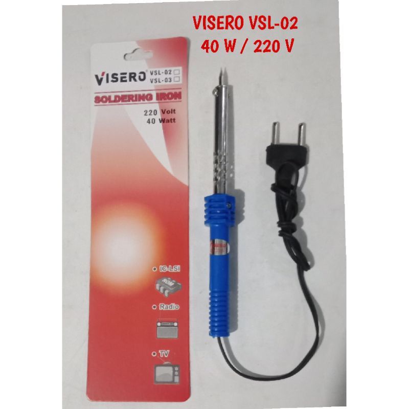 Solder lurus visero