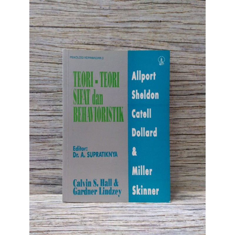 Psikologi Kepribadian 3 TEORI TEORI DIFAT dan BEHAVIORISTIK