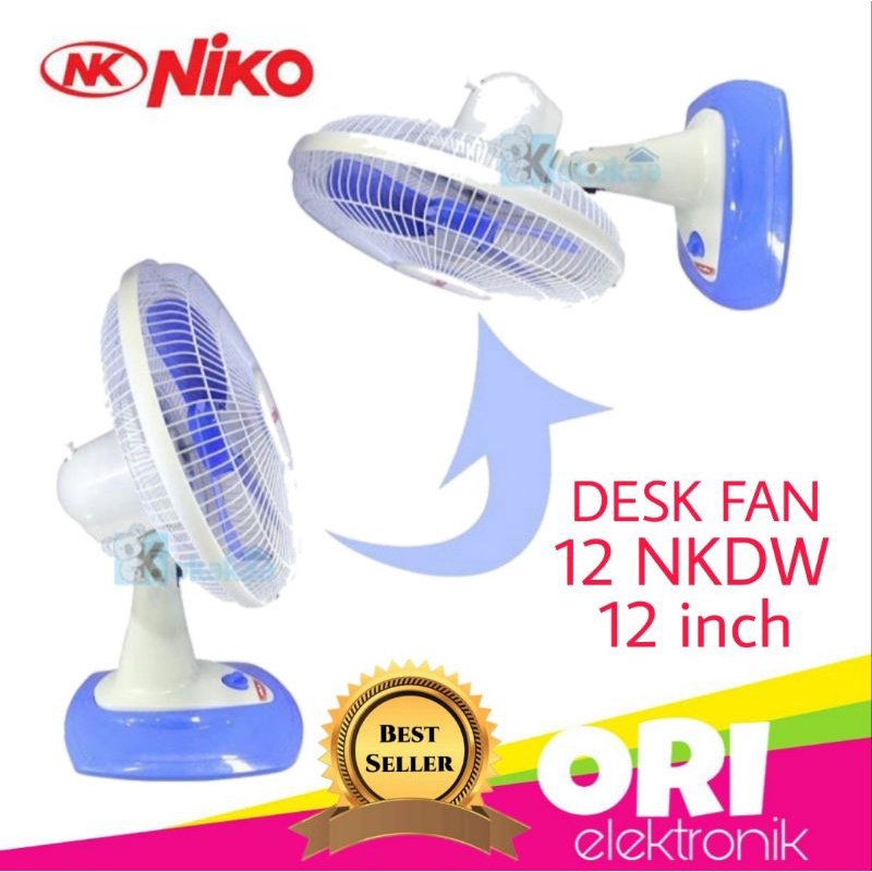 Jual Niko Kipas Meja And Dinding 12 Inch 12nkdw Shopee Indonesia