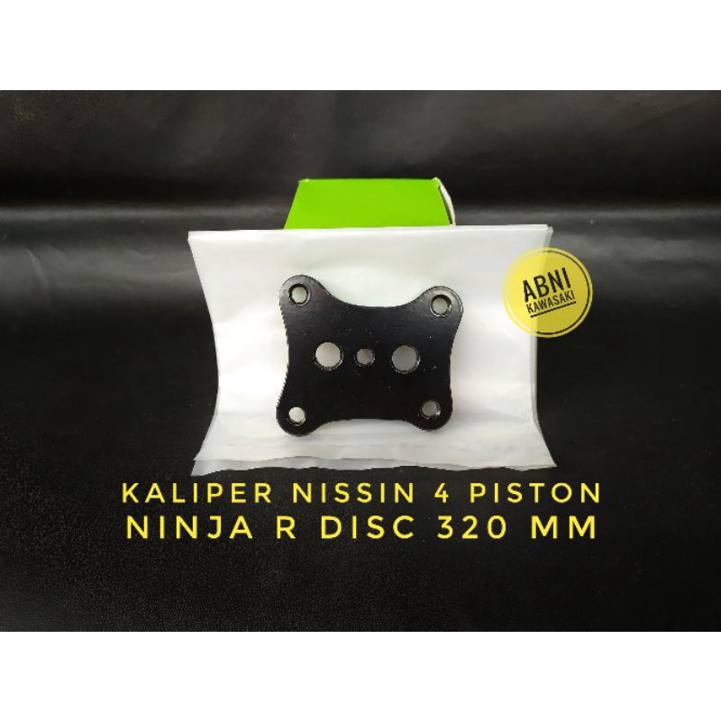 Braket Breket Kaliper Nissin 4P Disc Cakram PSM 320 mm Untuk Ninja R SS