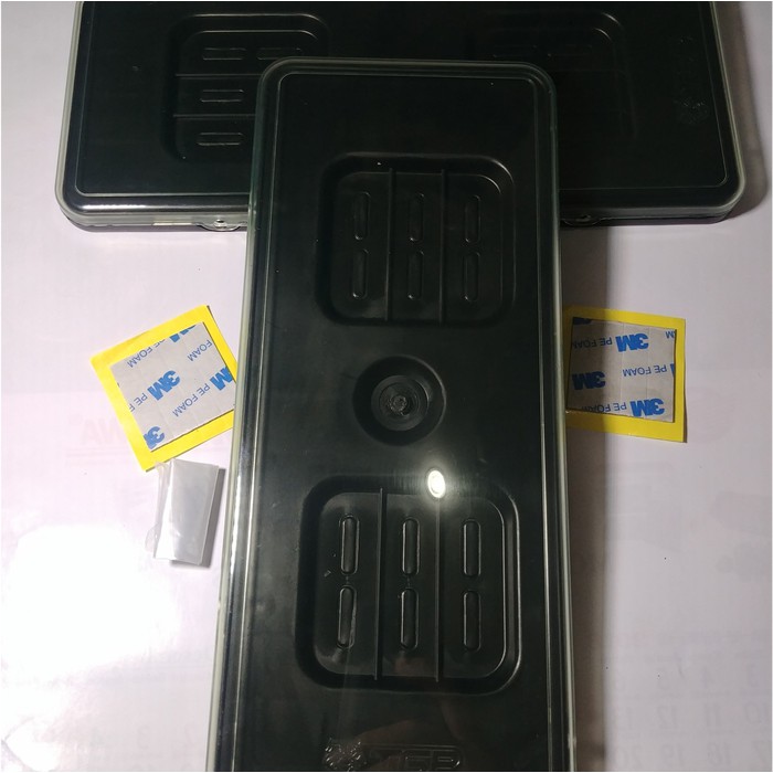 SALE -  Cover Plat Nomor Motor TGP (Bening) Cembung