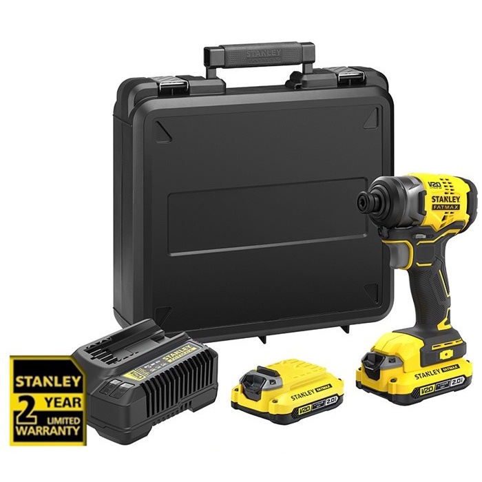 STANLEY SBI810 - BOR OBENG BATERAI 20V / BRUSHLESS CORDLESS IMPACT DRIVER 20V