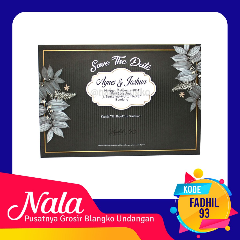 Blangko Undangan Fadhil 93 Harga Murah