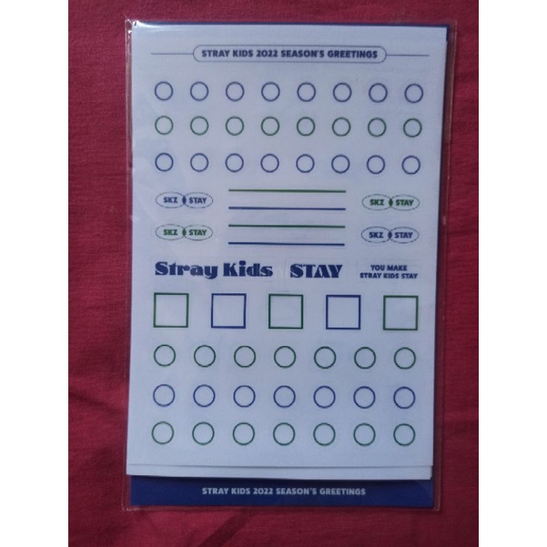 Stiker Set Season Greeting 2022 Stray Kids