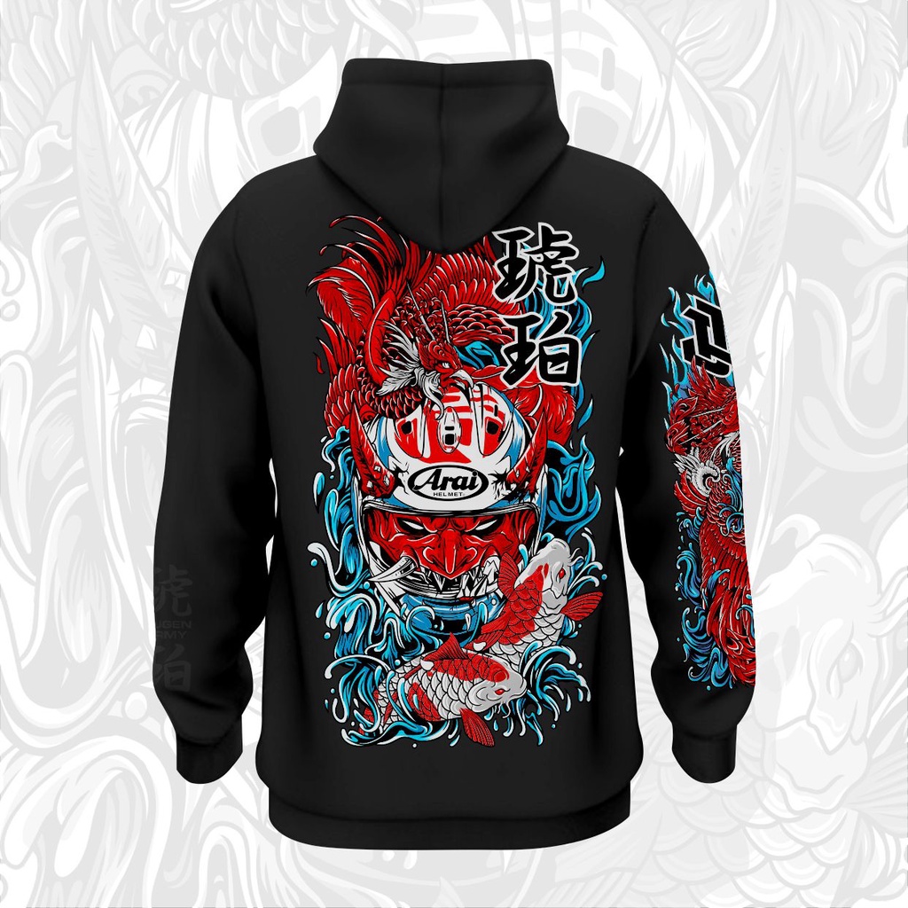 HOODIE MUGEN ARMY - JUSTRIDE x BNGT SUPPLY JAKET SUNMORI