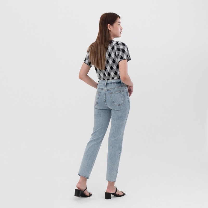 VIERLIN - Jeans 259 - UNFINISH JEANS HW