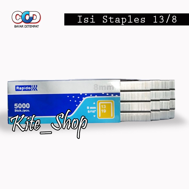 

[COD] Stapler Isi Staples 13/8 Isi Guntacker isi pengokot Isi Guntacker