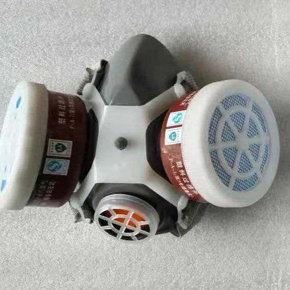 ✦MURAH LEBAY✦ MASKER GAS SAFETY 7 IN 1 HALF FACE RESPIRATOR MASK MEDIUM 3M SPRAY CHEMICAL FILTER MIL