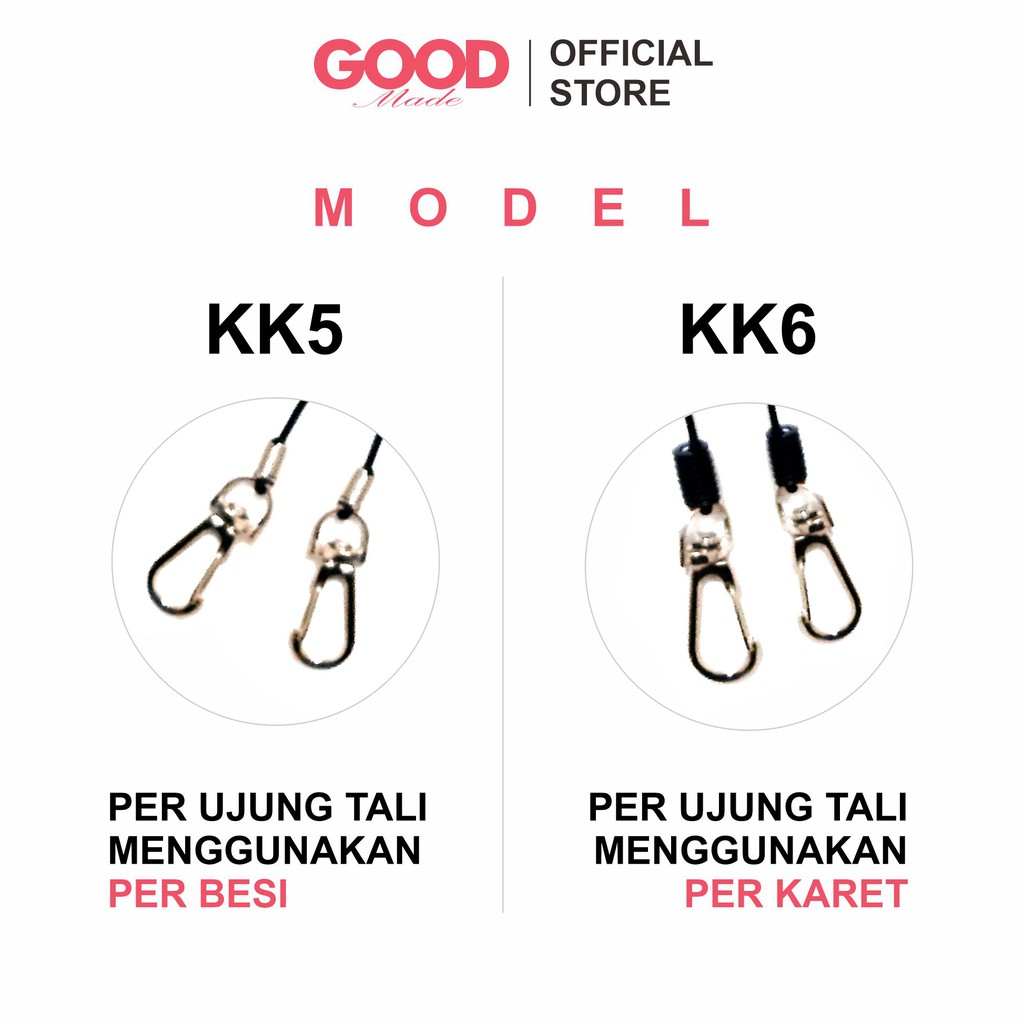 GOOD MADE - Mask Strap / Tali Masker / Kalung Masker hijab / Kalung Masker / Tali Gantungan Masker / Strap