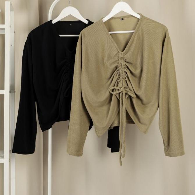 PROMOSI  6.6 CLARA CROP SHIRT/ BAJU CROP JUMBO/ CROP JUMBO/ BAJU CROP BIG SIZE/ ATASAN CROP JUMBO/ A