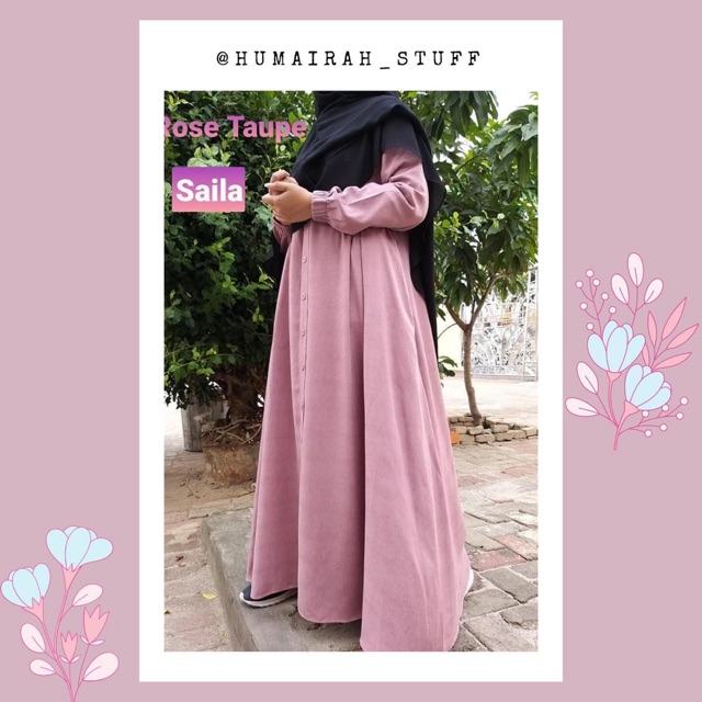GAMIS REMAJA WARNA ROSE TAUPE