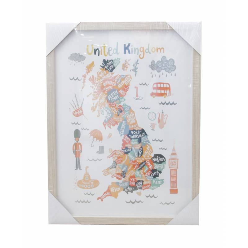 

JYSK Hiasan Dinding Murah Wall Decoration London MDF Frame 30X40CM