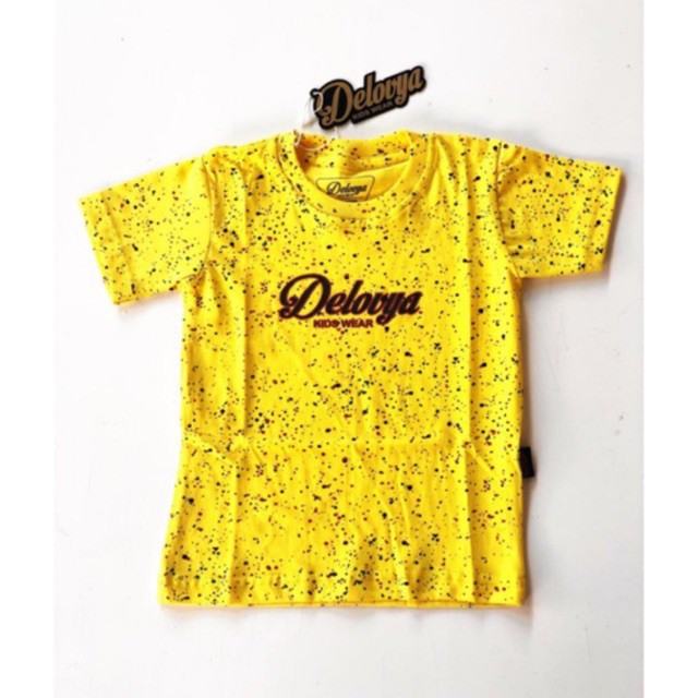 Kaos Anak Premium Delovya Yellow