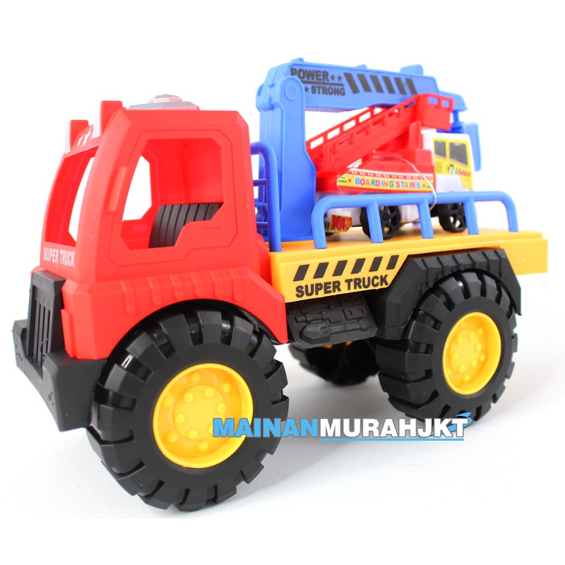 MAINANKEI  MAINAN ANAK MURAH SUPER TRUCK AK92 POWER STRONG TRCUK DEREK MOBIL MOBILAN