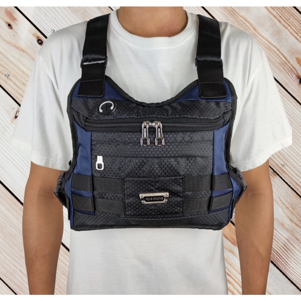 Tas Dada Terbaru Chest Bag Tas Selempang Dada Chest Rig Bag Tas Rompi Serbaguna Tas Sepeda