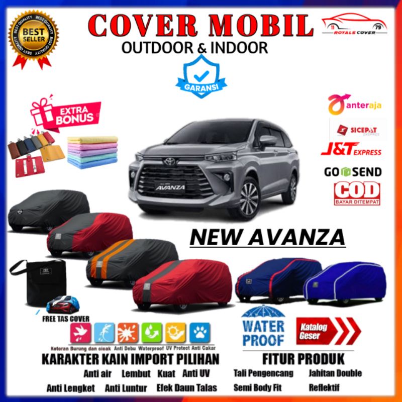 Body Cover Mobil Toyota Avanza Sarung Tutup Selimut Mantel Penutup Mantol Avansa Outdoor Anti Air