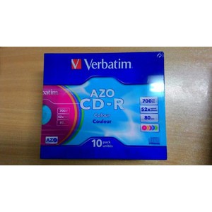 CD-R Verbatim casing 52x /cd r verbatim singlr pack 700mb