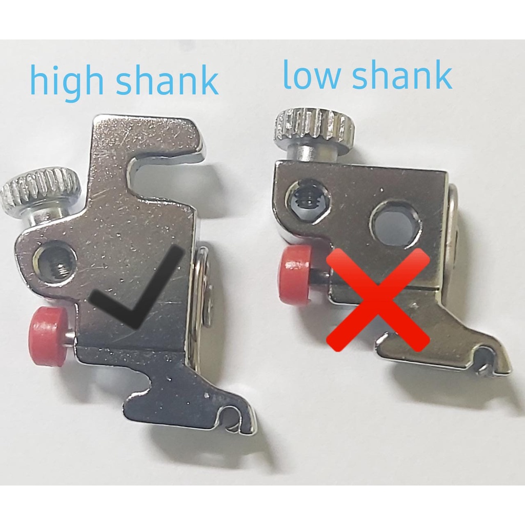 JANOME GENUINE PART adapter/shank/gagang/dudukan kaki sepatu mesin jahit portable janome -high shank foot holder