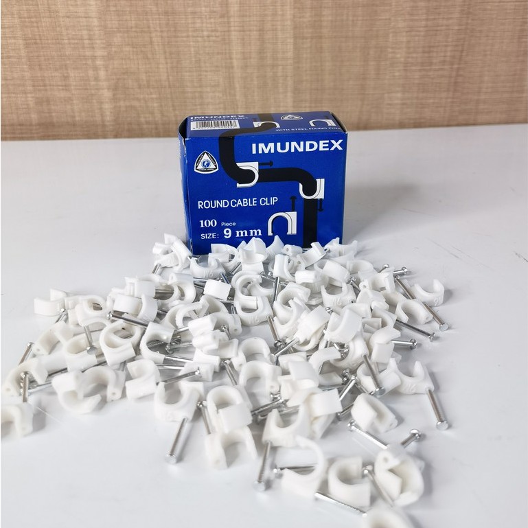 Imundex Klem Kabel 9mm (100 Pcs)