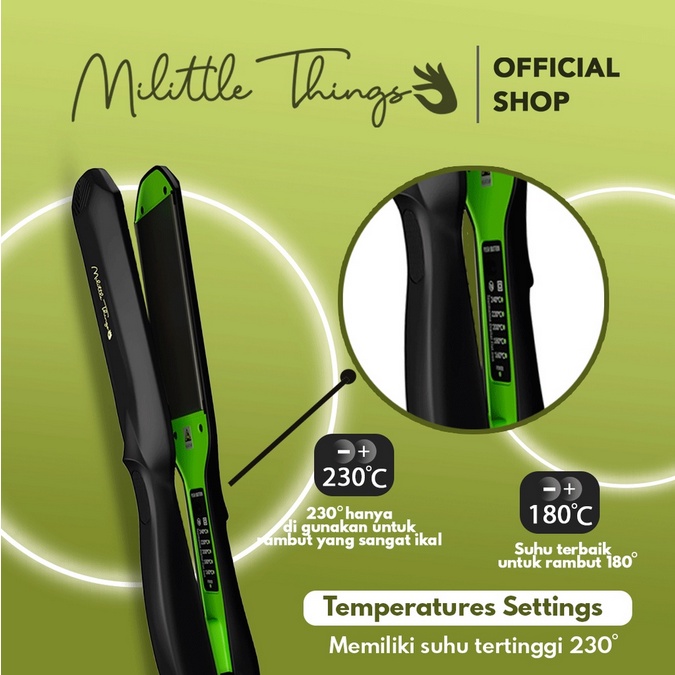 ❤ jselectiv ❤ MILITTLE THINGS MLT 102 Hair Straightener Smooth - Catokan Pelurus Rambut