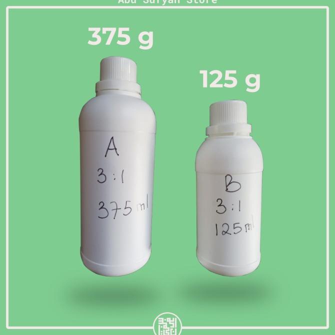 

=+=+=+] Resin Name Tag Nama Dada Bening Keras Lycal 1011 + Katalis 500 ml mili