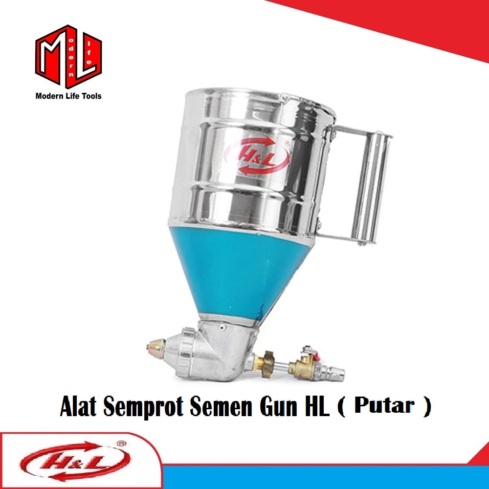 Alat Semprot Semen Gun Putar Atau Cement Gun Putar H&amp;L