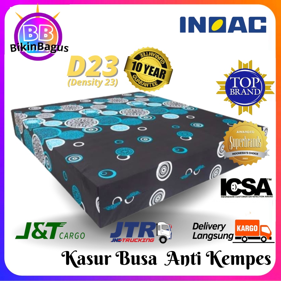 Promo Kasur Busa 140x200x20 Luas Empuk Anti Kempes Garansi 10 Th INOAC Matras Inoac
