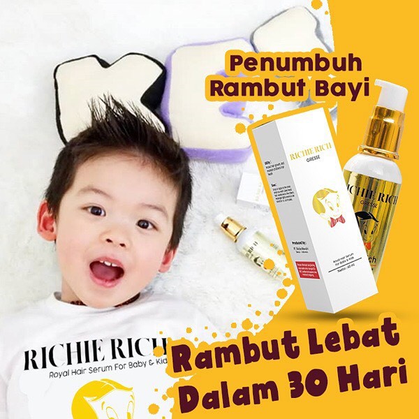 Richie Rich Premium Hair Serum Vitamin Penyubur Rambut Richie Rich Premium Hair Serum Vitamin Penyubur Rambut