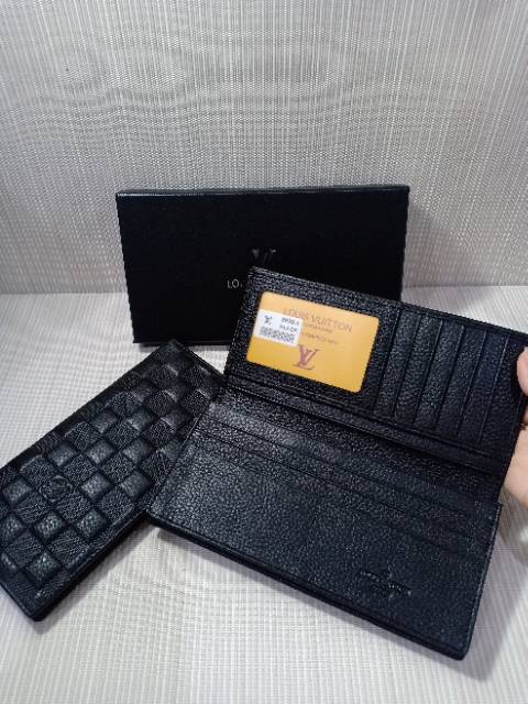 Dompet panjang LV mono damier kulit asli