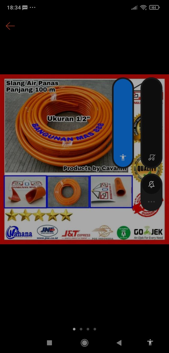 Selang Air Panas Per Meter - Pipa Air Panas - Selang Water Heater