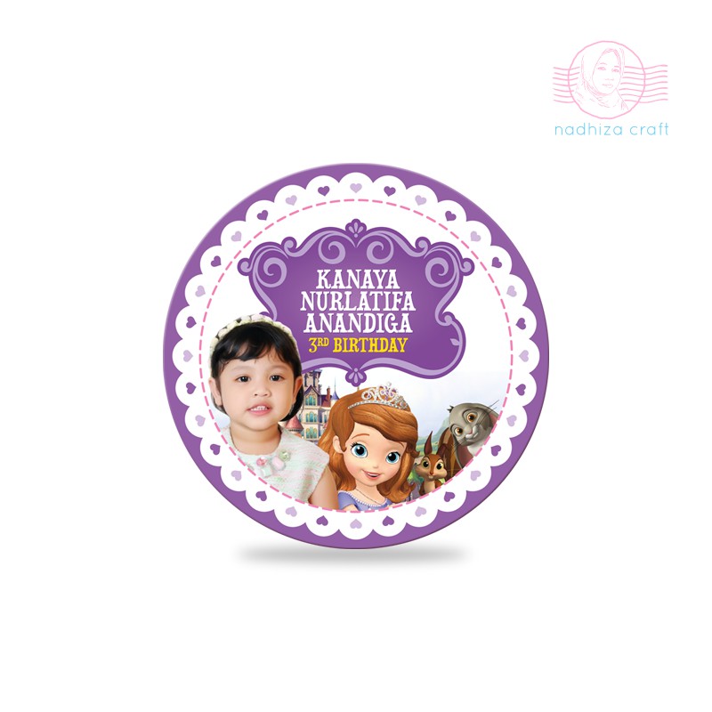 

STICKER BULAT 4CM minimal order 60pcs