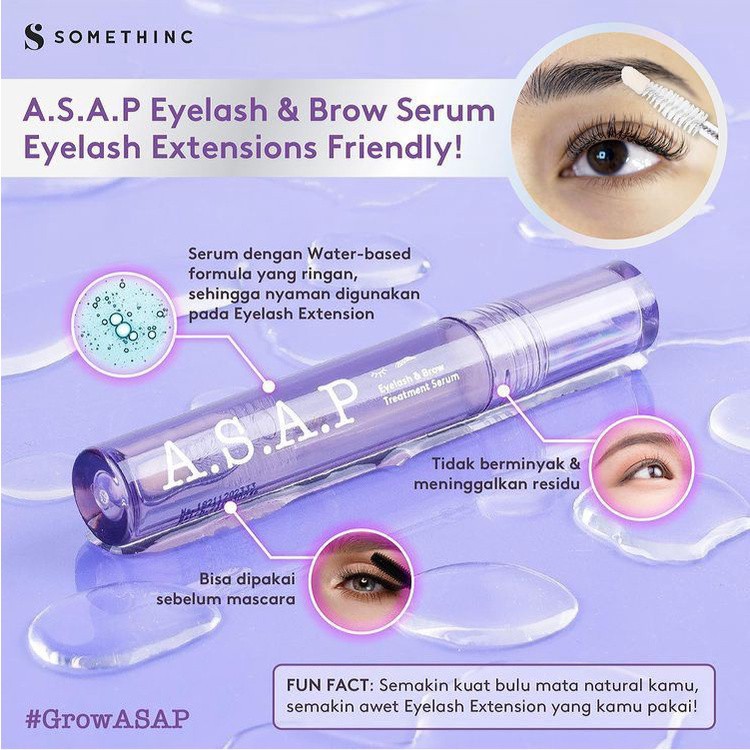 SOMETHINC ASAP Eyelash &amp; Brow Treatment Serum 3,5 ml | Eyelash Serum Somethinc by AILIN